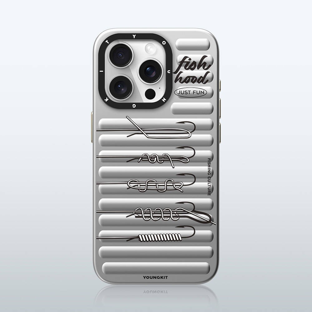 iPhone 15 Pro Kılıf Magsafe Şarj Özellikli YoungKit Fishing Serisi Kılıf