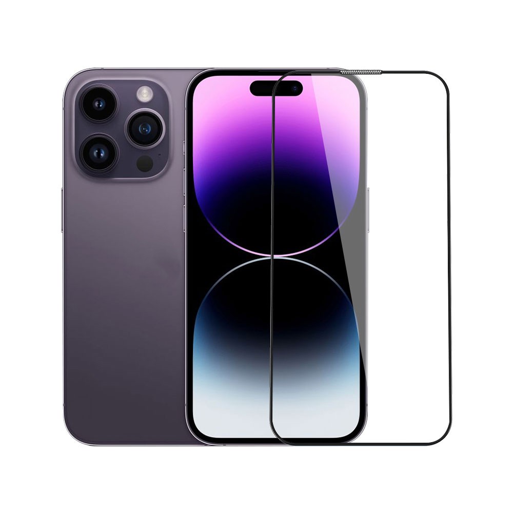 iPhone 14 Pro Max Wiwu CZ-003 Mavi Işık Teknolojili Hidrofobik ve Oleofobik Parlama Önleyici Cam Ekran Koruyucu