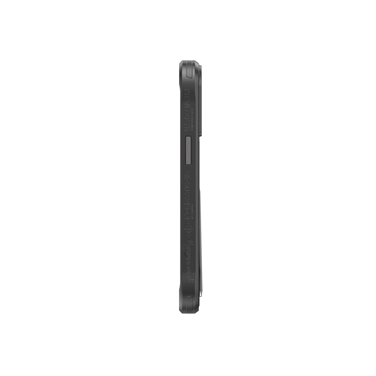 iPhone 15 Pro Kılıf SkinArma Standlı Deri Görünümlü Slate Kılıf