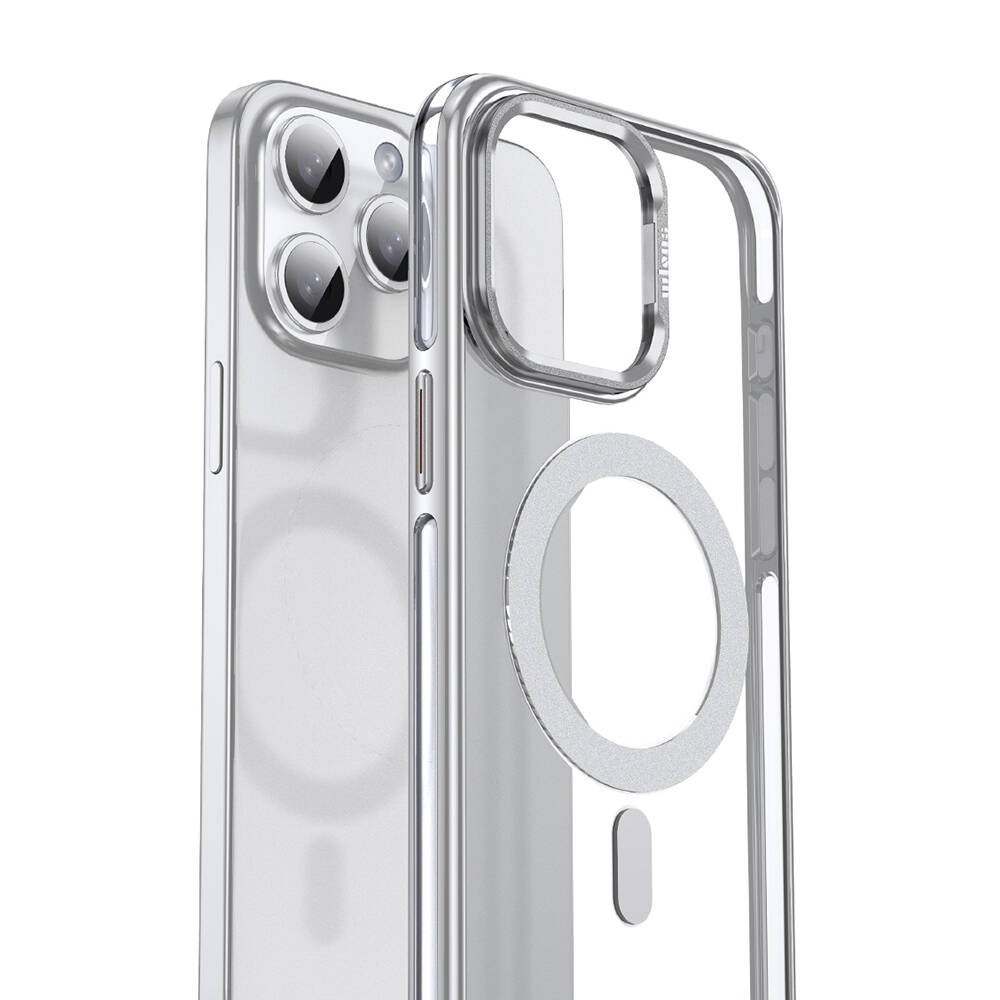 iPhone 15 Pro Kılıf Magsafe Şarj Özellikli Wlons Standlı Efsane Kılıf