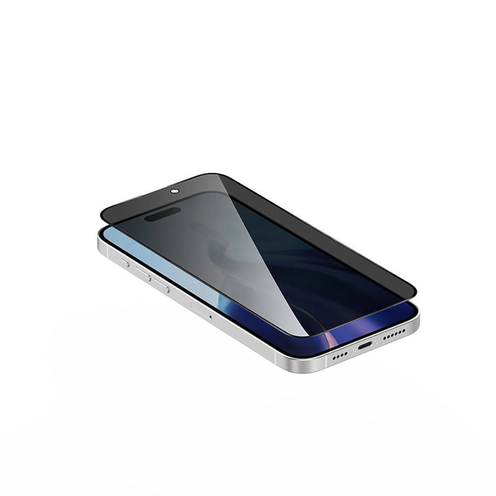 iPhone 15 Plus Recci RSP-A07SP 3D Privacy Shield Temperli Cam Ekran Koruyucu