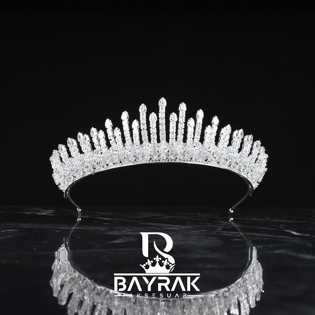 LIA -795- / Zircon Stone Bridal Tiara