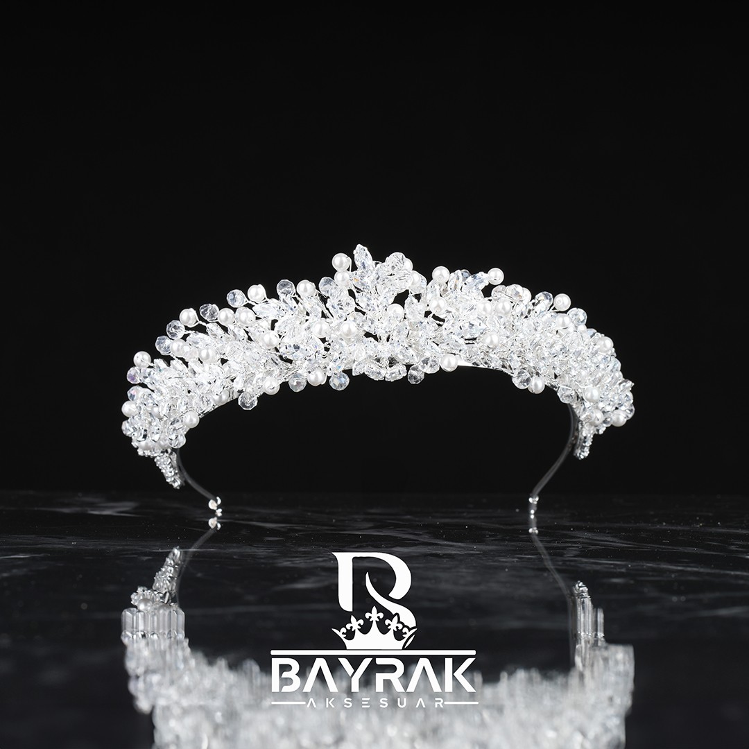 LIA -791- / Zircon Stone Bridal Tiara