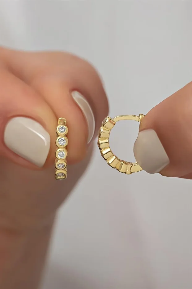 Gümüş Halka Küpe