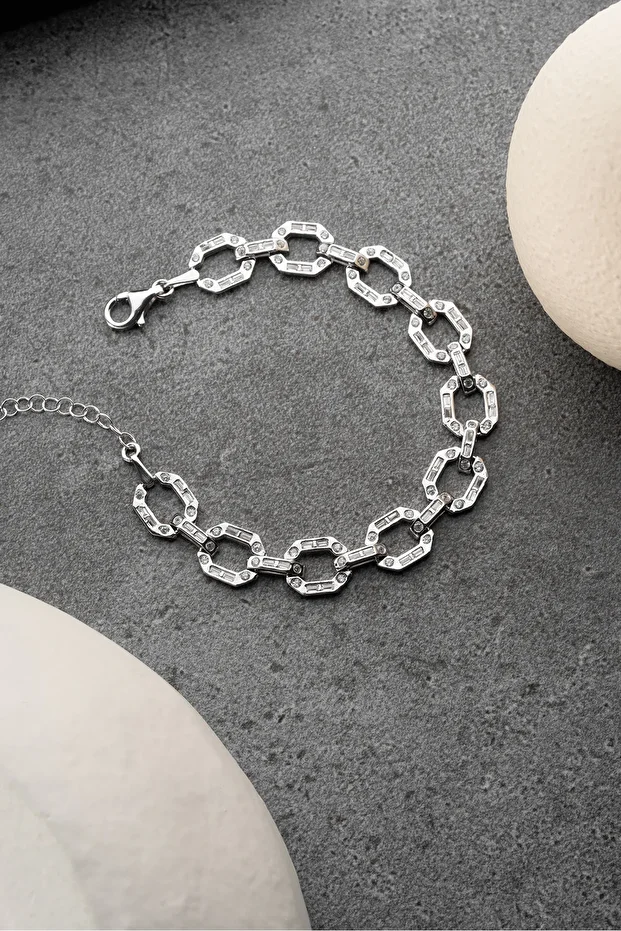 Gümüş Trend Bileklik