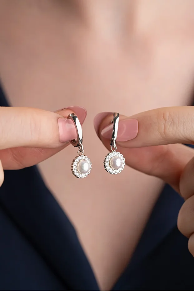 Gümüş incili Model Gümüş