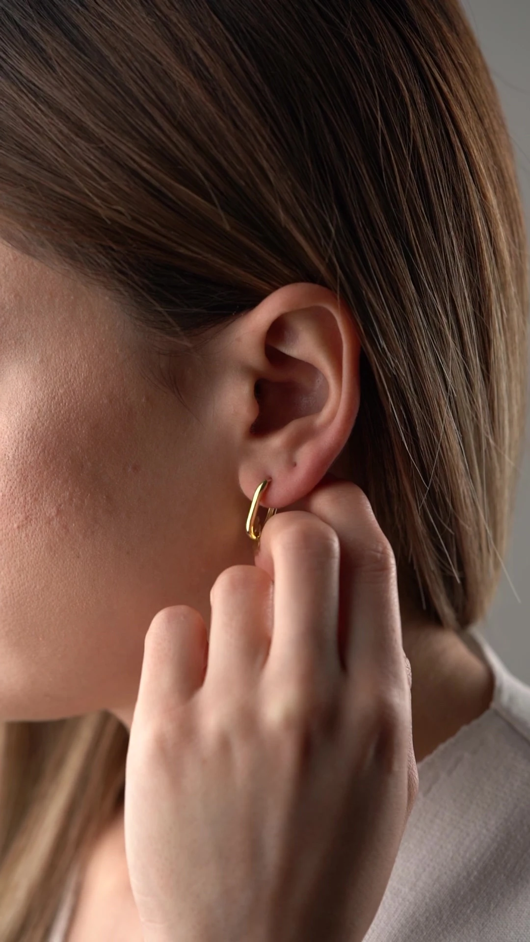 Gümüş Göçmen Küpesi ( Rodyum )