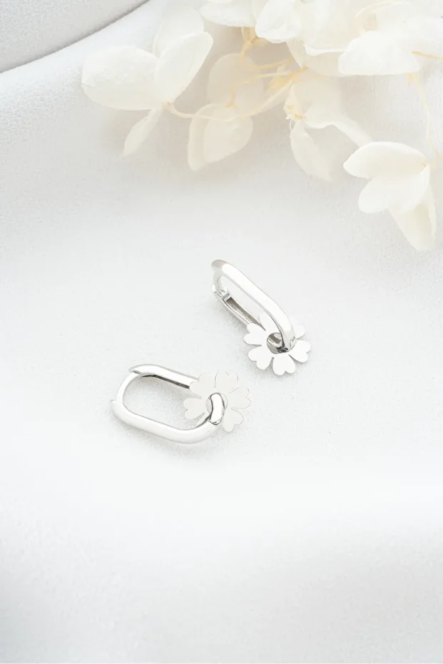 Gümüş Göçmen Küpesi ( Rodyum )