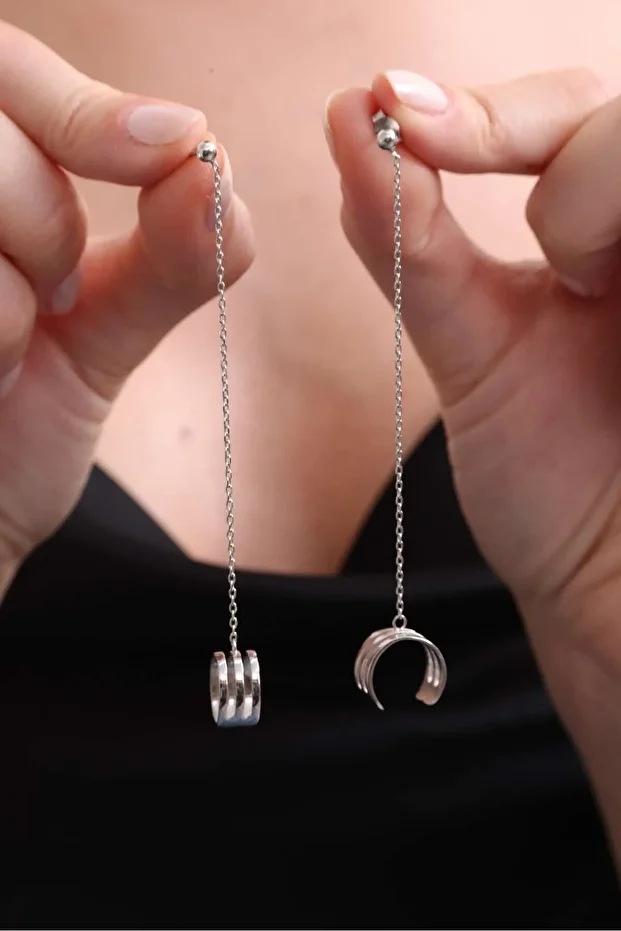 Gümüş Kıkırdak Küpe