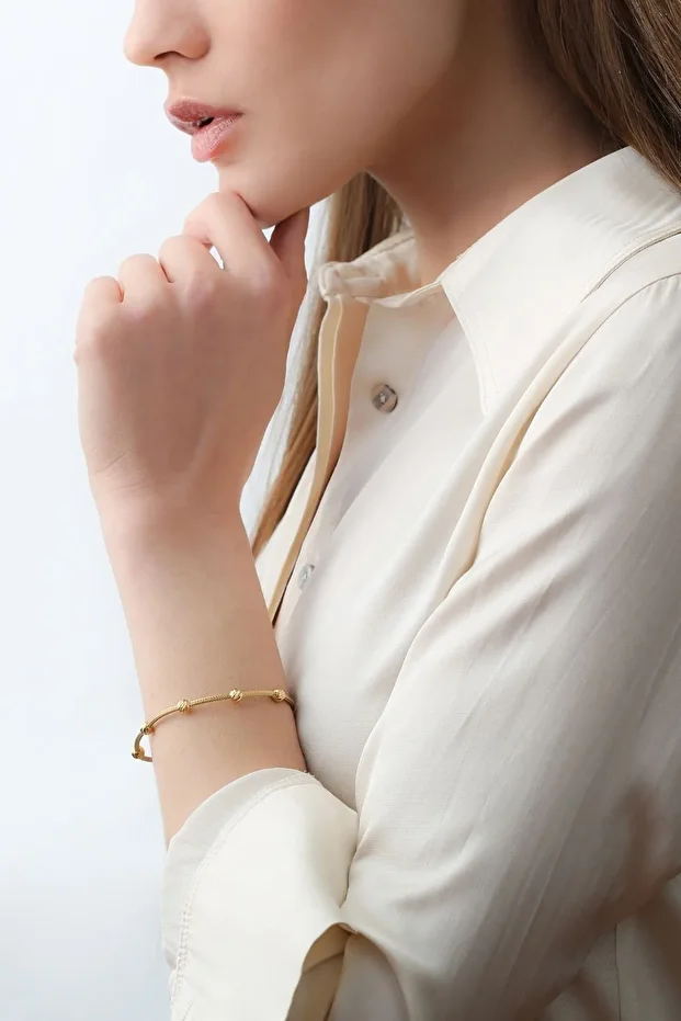 Gümüş Örgü Dorika Bileklik