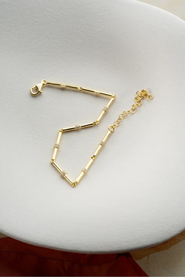 Gümüş Gold Trend Bileklik