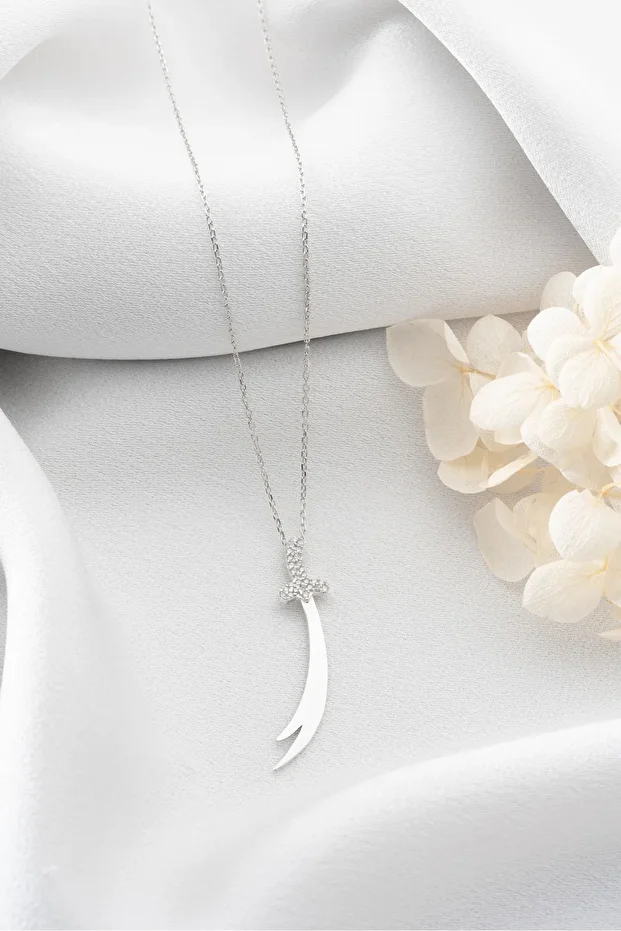 Gümüş Zülfikar Kılıcı Kolye