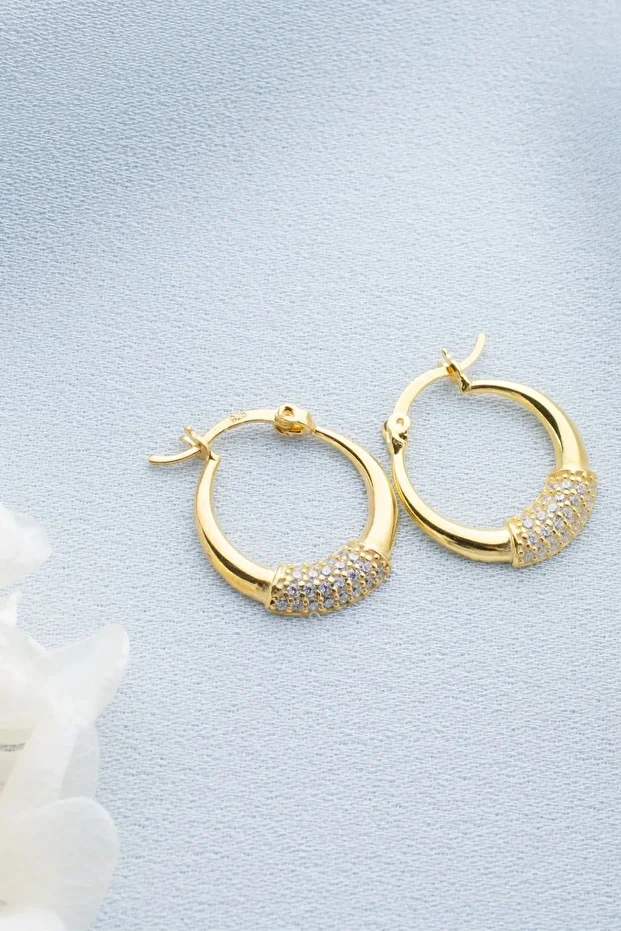 Gümüş Halka Küpe