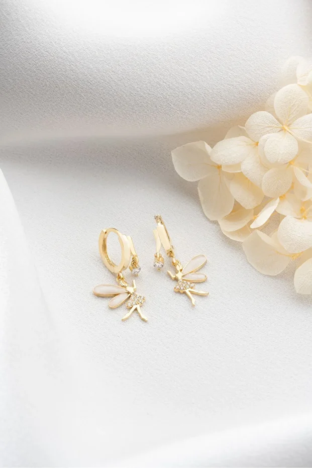 Gümüş Işıklı Kutuda Peri Küpe