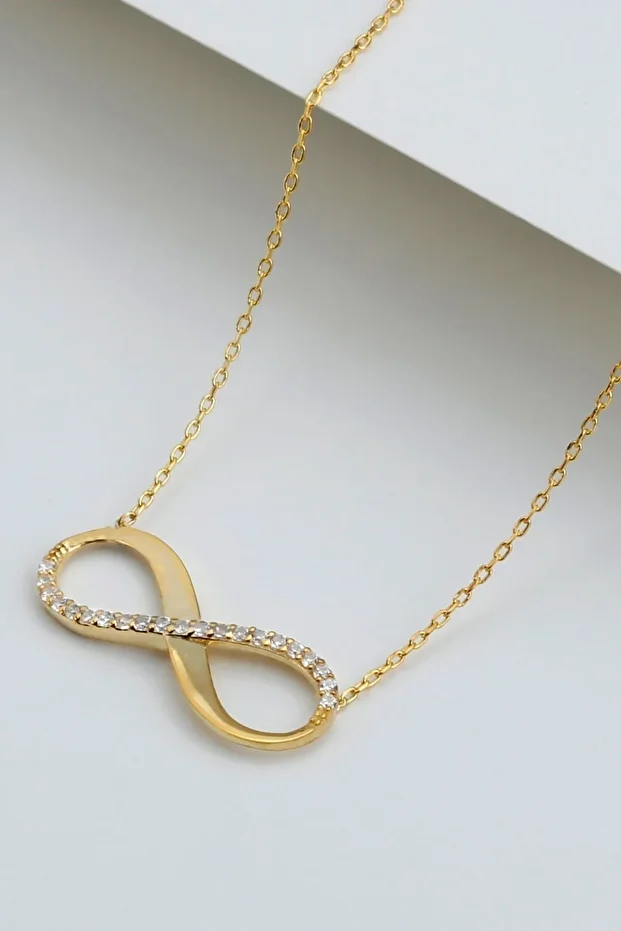 Gümüş Sonsuzluk Kolye