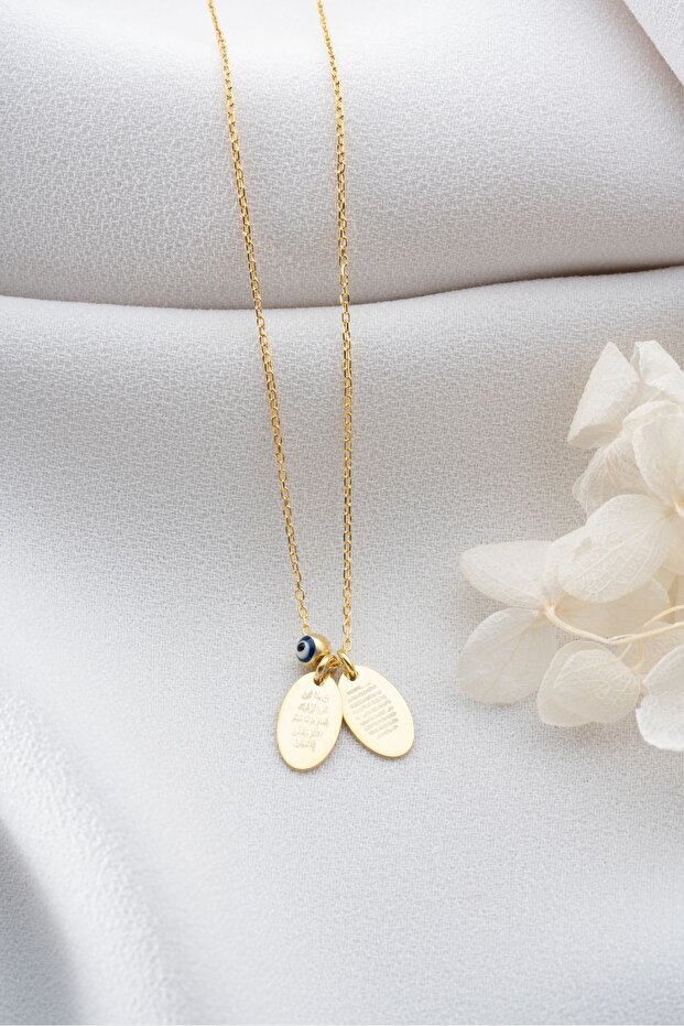 Gümüş Çift Dualı Kolye