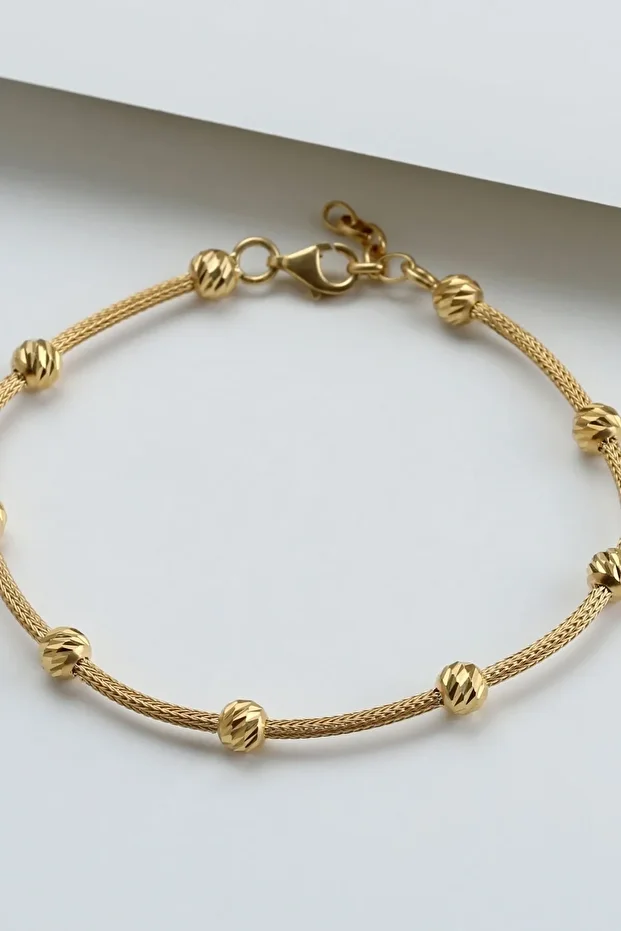 Gümüş Örgü Dorika Bileklik