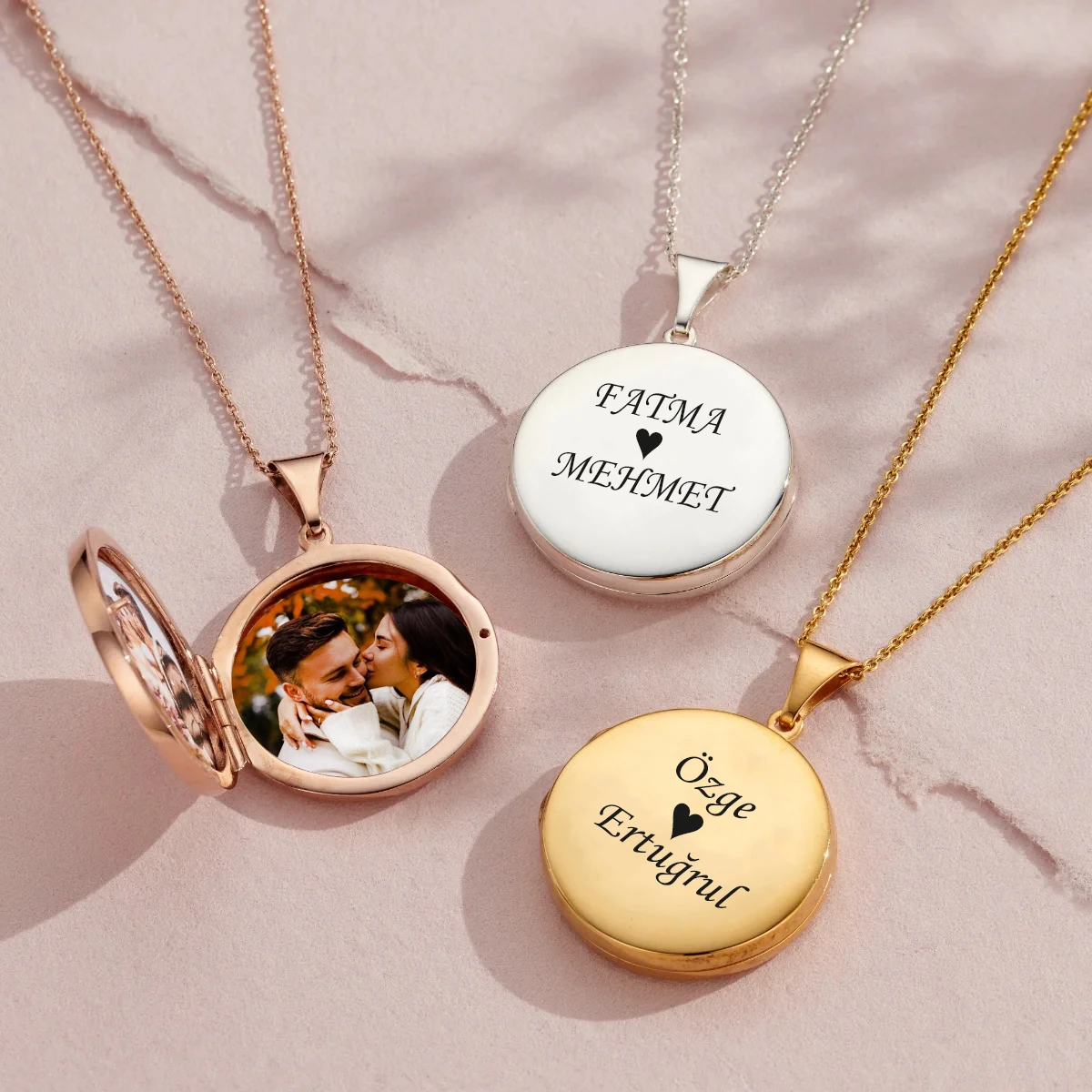 Resimli Kapaklı Anı Kolyesi