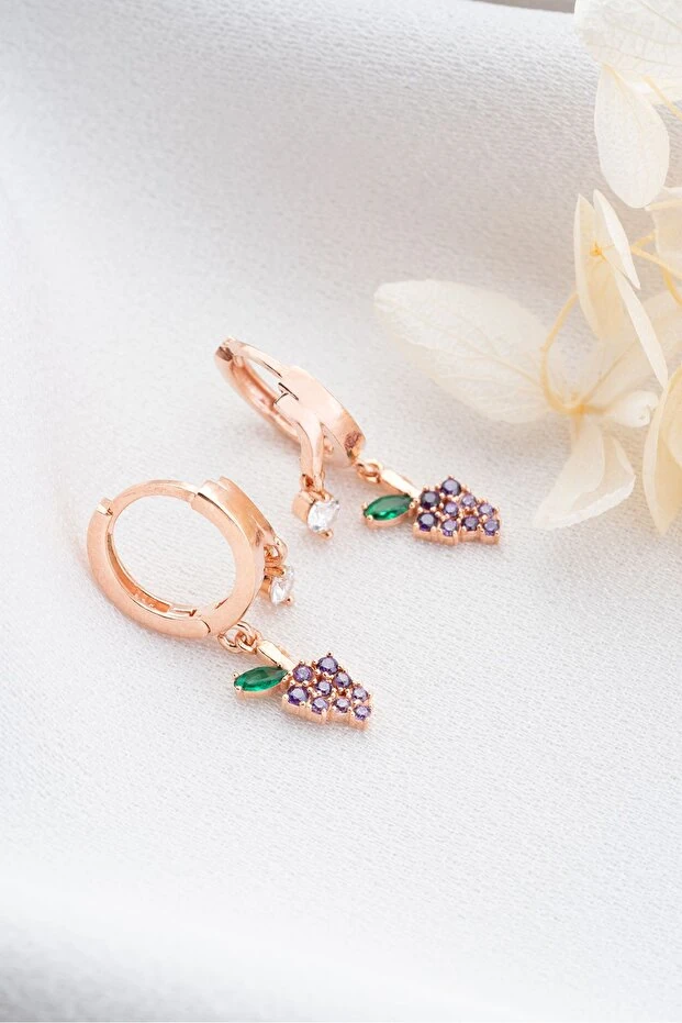 Gümüş Çiftli Üzüm Küpe