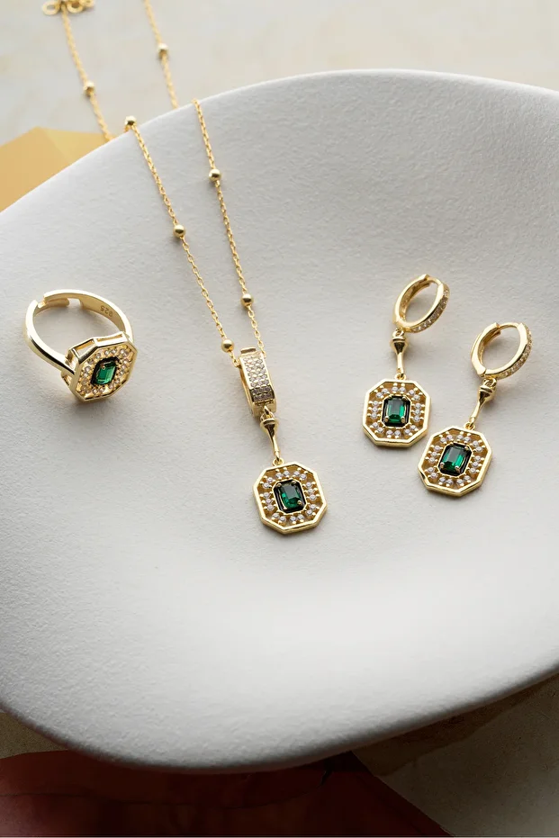 Gümüş Işıklı Kutuda Serenay Set Takım