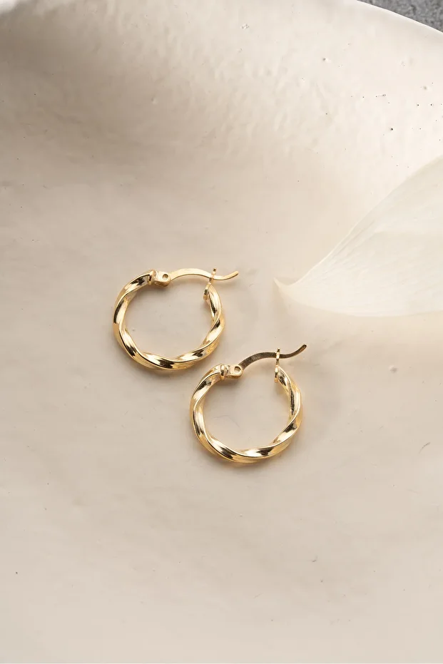 Gümüş Halka Model Küpe