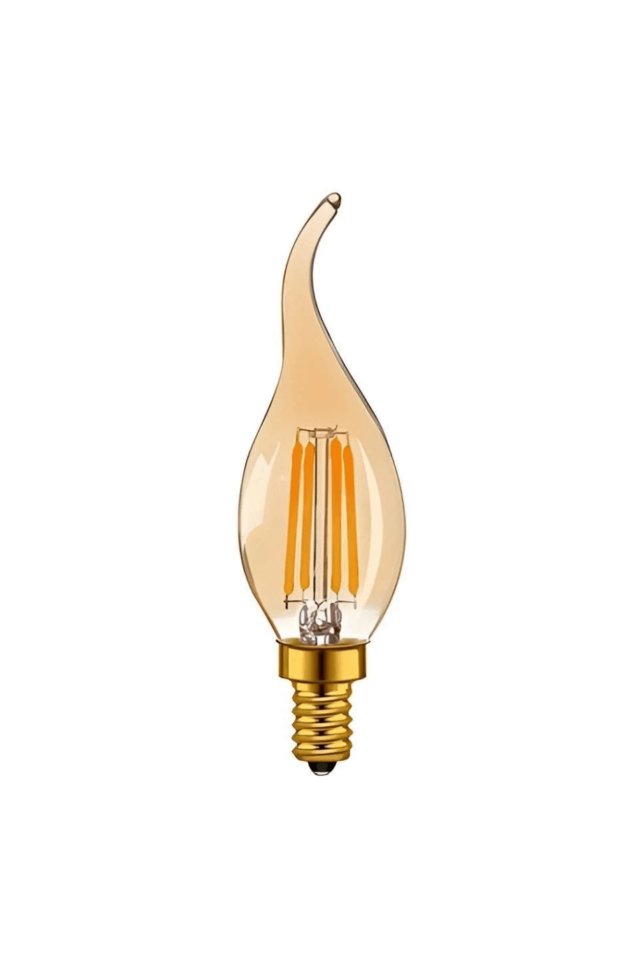 Cata CT-4281 4w Rustik Led Kıvrık Buji Ampul E14 Amber