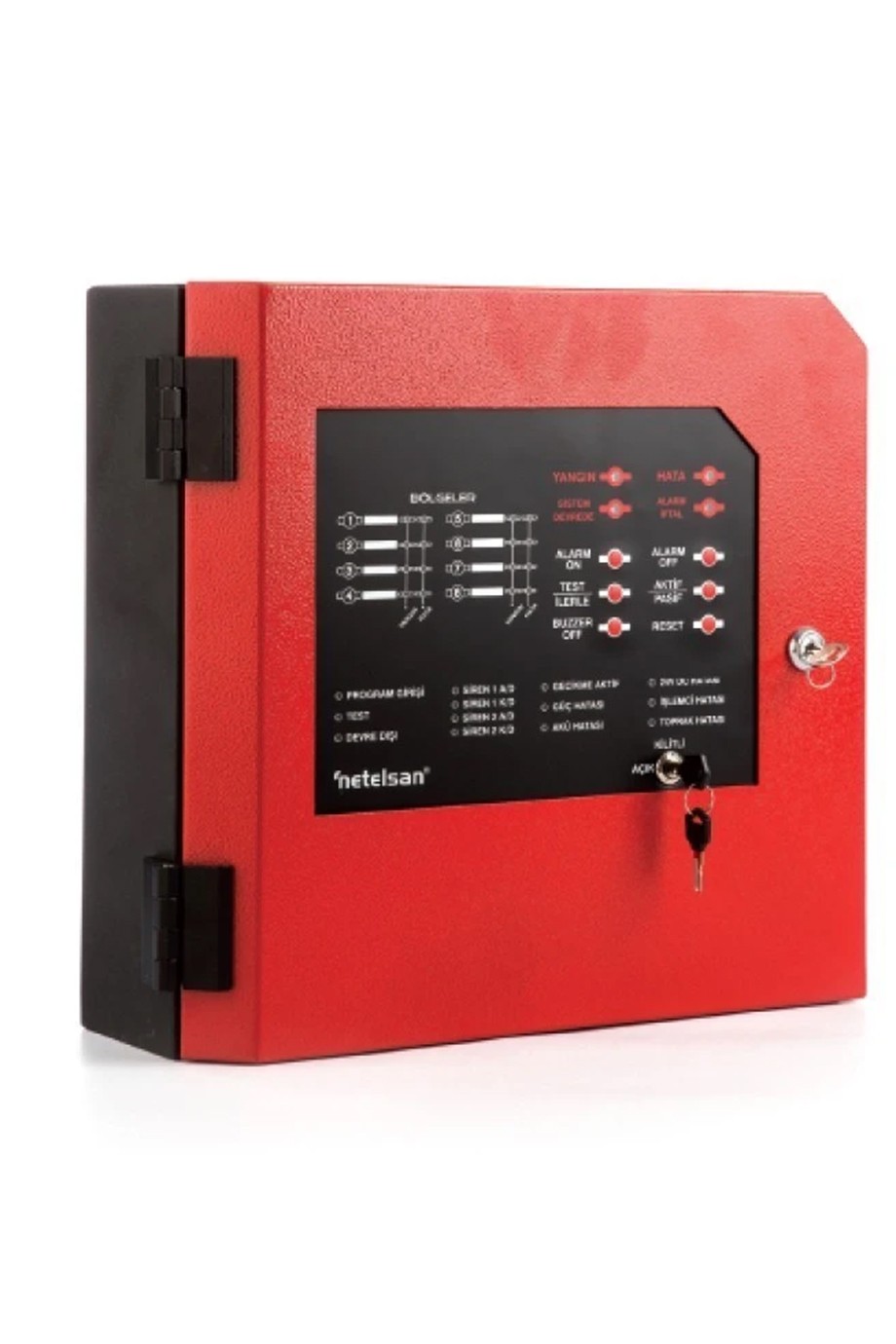 KONVANSİYONEL 8 ZONLU YANGIN ALARM SANTRALİ