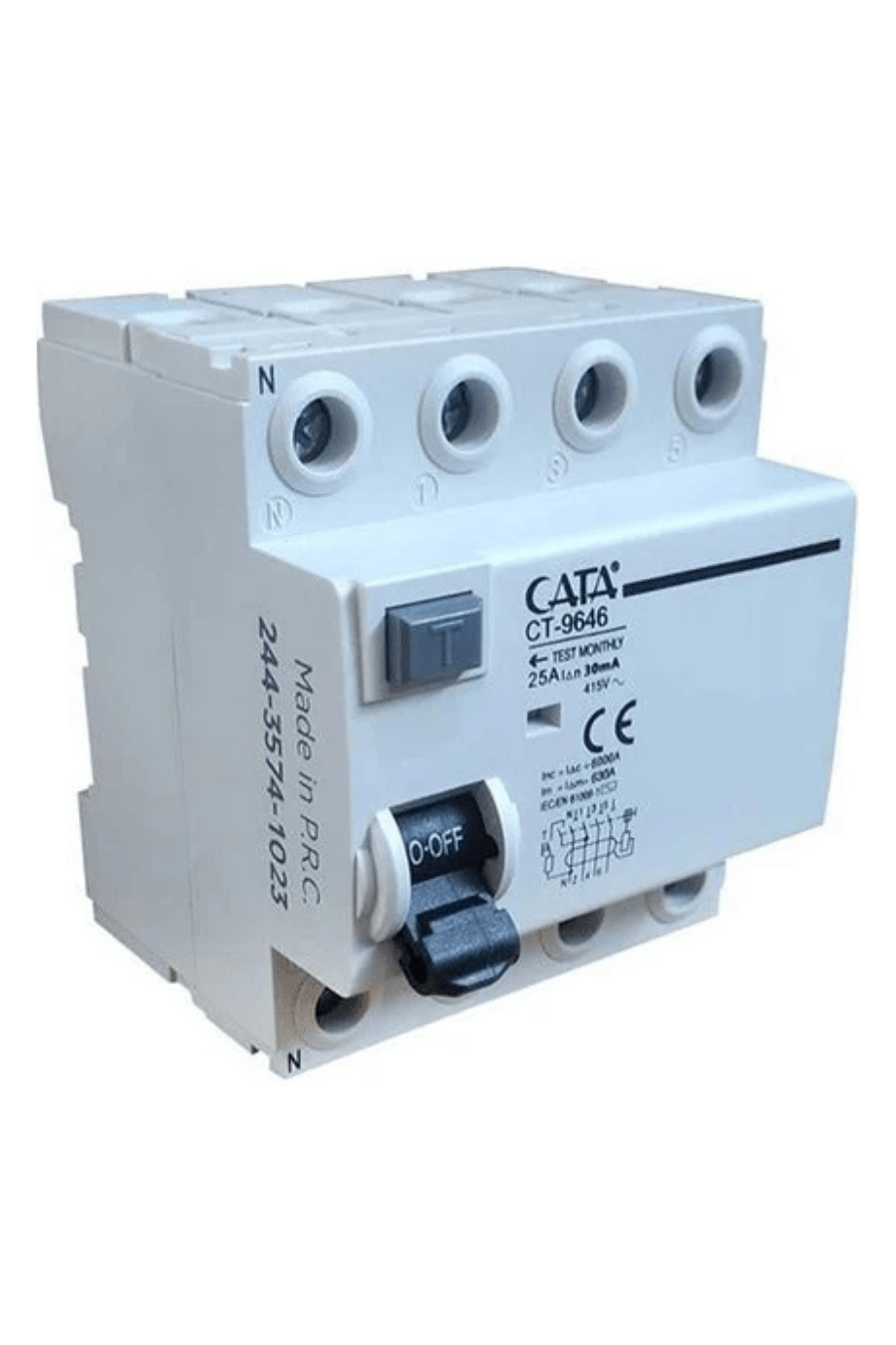 Ct- 25A 300MA 6ka Kaçak Akım Rölesi 9647