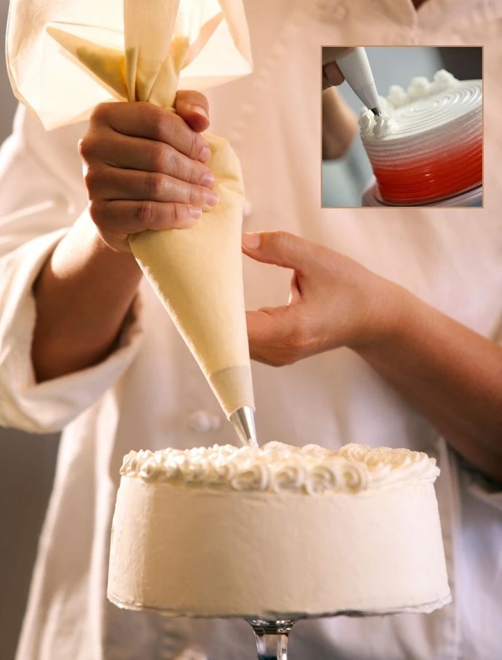 8FT Büyük Boy Yıldız Krema Duyu Cupcake, Kurabiye ve Hamur Şekillendirici Paslanmaz Çelik Süsleme Uç