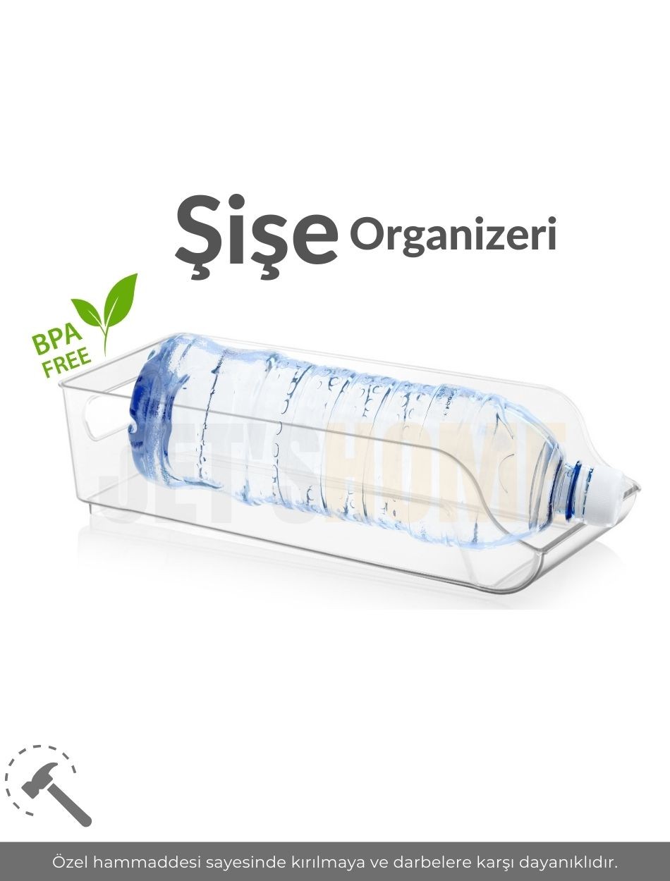 Şişe Organizeri Bpa Free Buzdolabı Düzenleyici Darbeye Dayanıklı Kutu Organizeri