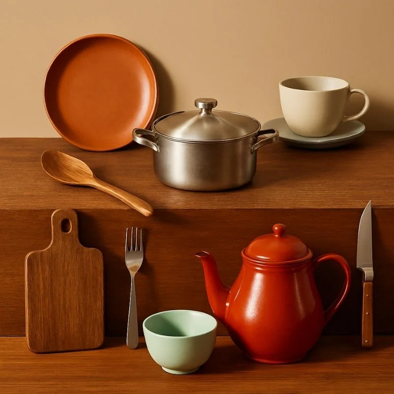 Şık sofra ve pratik mutfak ürünleri ile modern mutfak düzeni – Jetshome