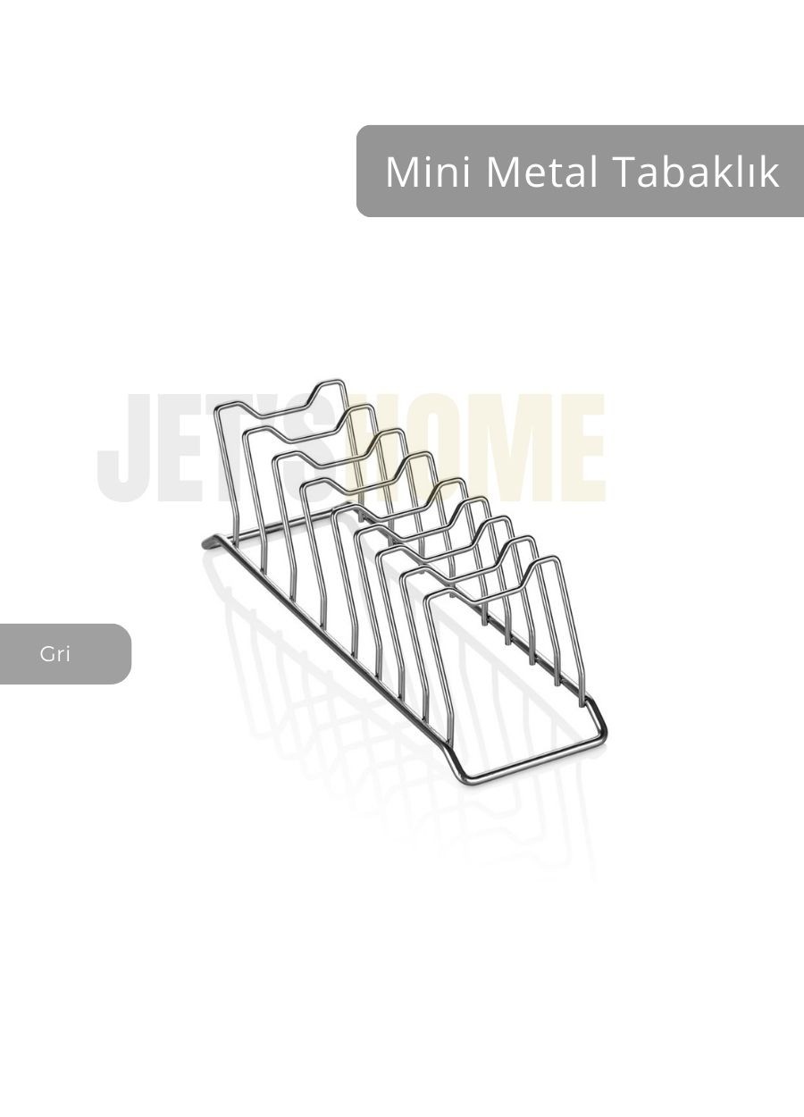 Tezgah Üstü Tabaklık Paslanmaz Tabak Tutucu Bulaşıklık Metal Bulaşık Sepeti Krom