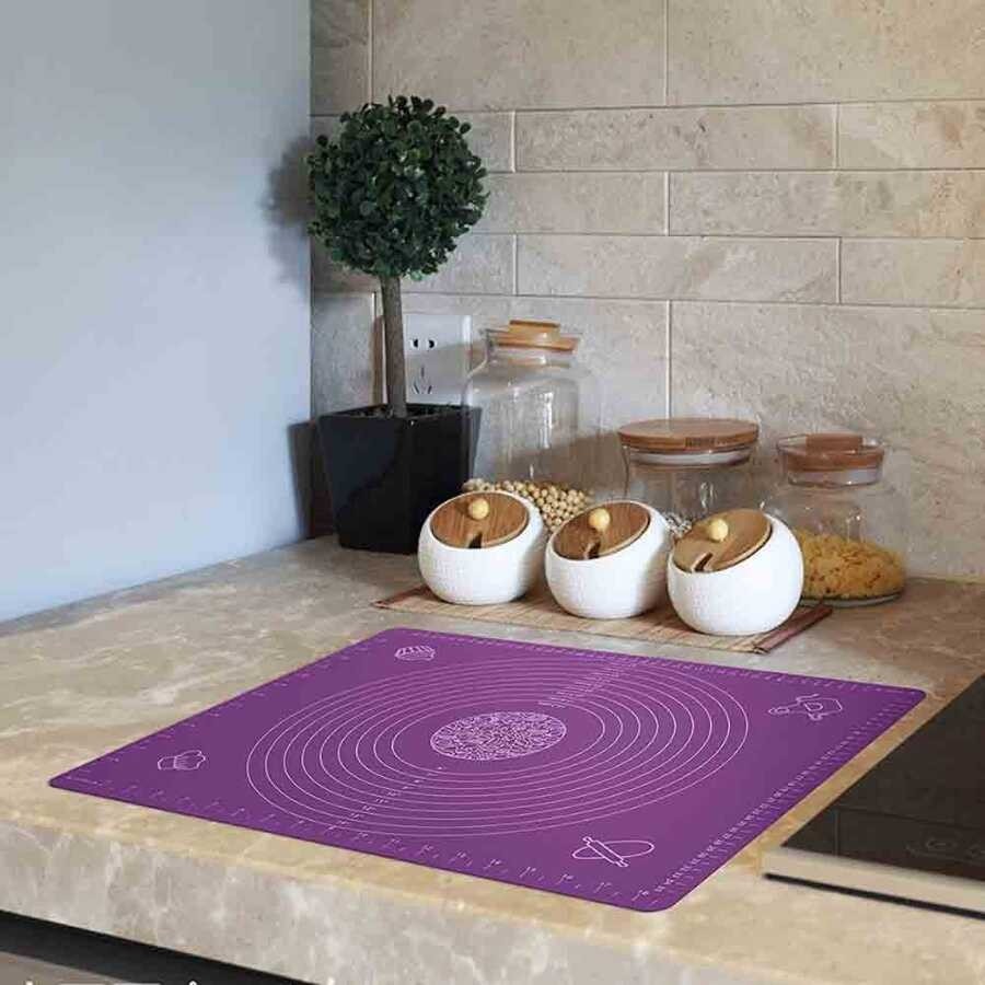 Silikon Mat Lila 40*50 Cm