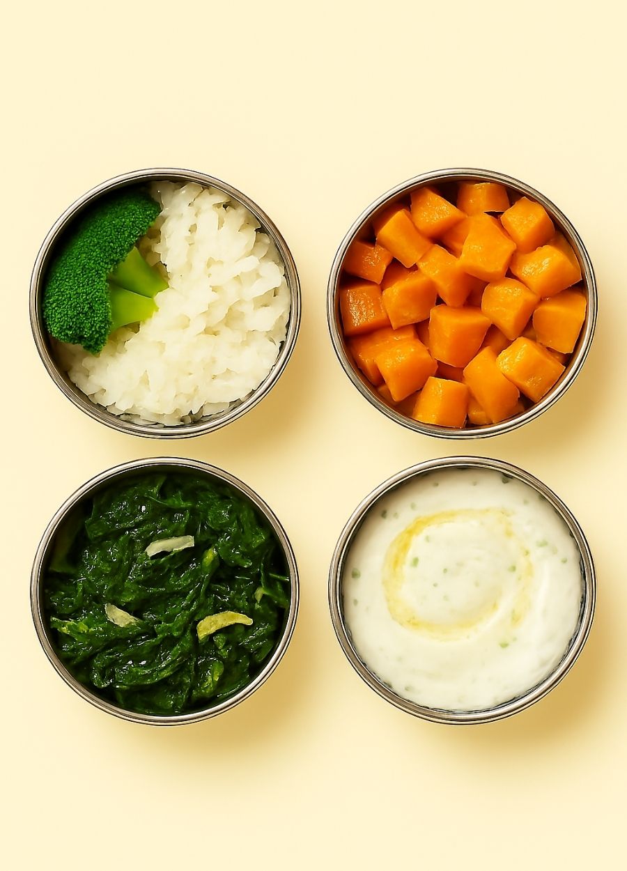 4’lü Paslanmaz Çelik Sefer Tası 16x8 cm Yemek Taşıma Kabı No:3 – 430 Kalite 4 Kişilik