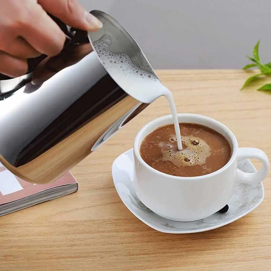 Paslanmaz Süt Köpürtme Potu 350 ml