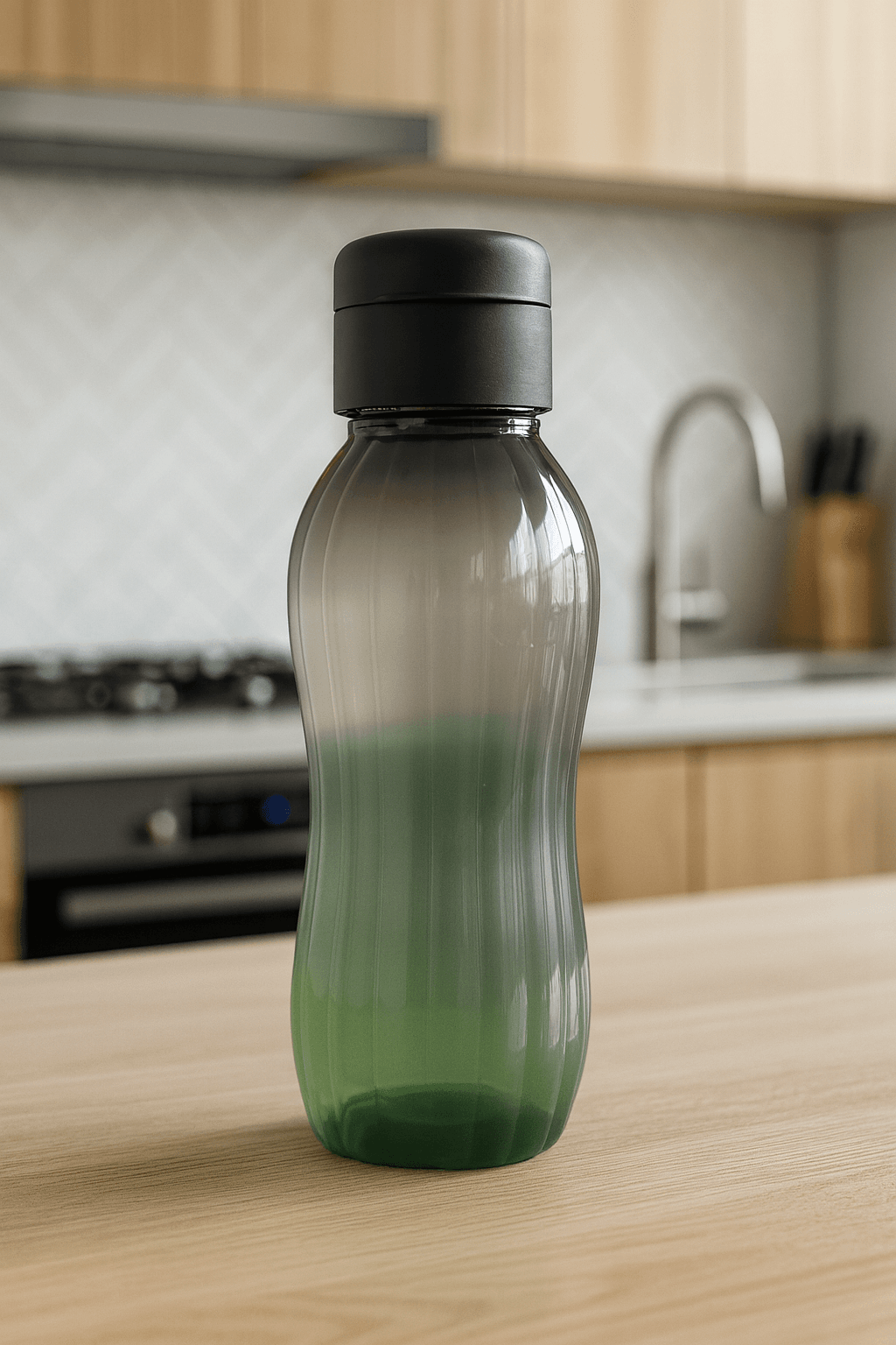 Suluk 2'li Set Su Şişesi BPA Free Okul Suluğu PP-5 Suluk Spor Okul Ofis Suluğu Siyah-Mavi 900 ml