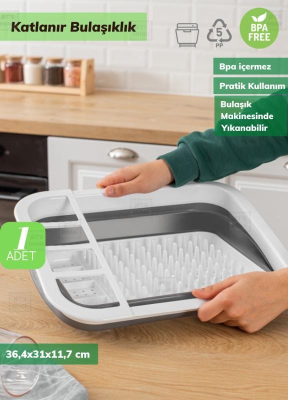 Bulaşıklık Katlanır Tabaklık Bardaklık Silikon Tabaklık Bpa Free