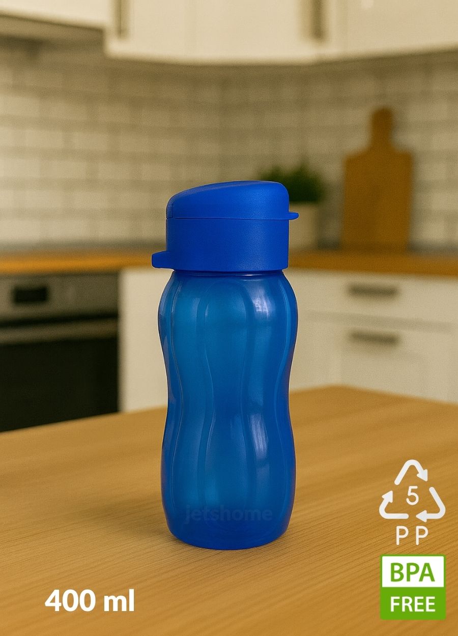 BPA Free 400 ml Su Şişesi – Kokusuz, Akıtmaz, PP-5 Suluk, Spor ve Okul Kullanımı