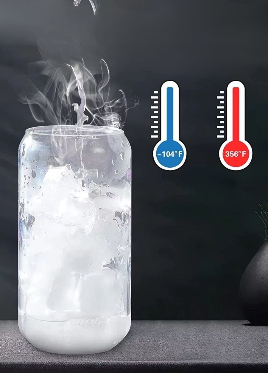 Borosilikat Cam Bardak Pipetli Bambu Kapaklı Bardak 580 ml BPA İçermez Sızdırmaz Kapaklı