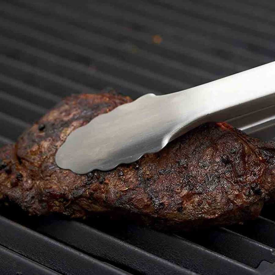 Sunum Maşası Barbekü Maşası Mangal Maşa Çelik Salata Maşası 40 cm