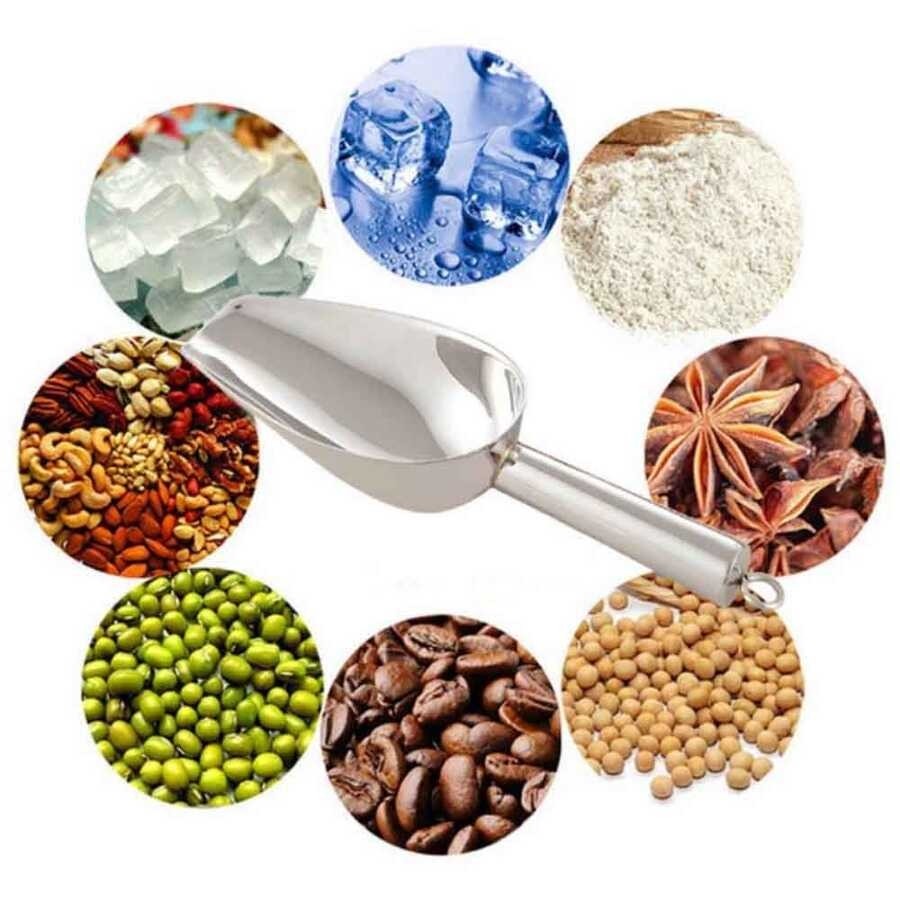 Bakliyat Küreği Paslanmaz Şaşula 525 gr Buz Küreği Çelik No:6 28 cm