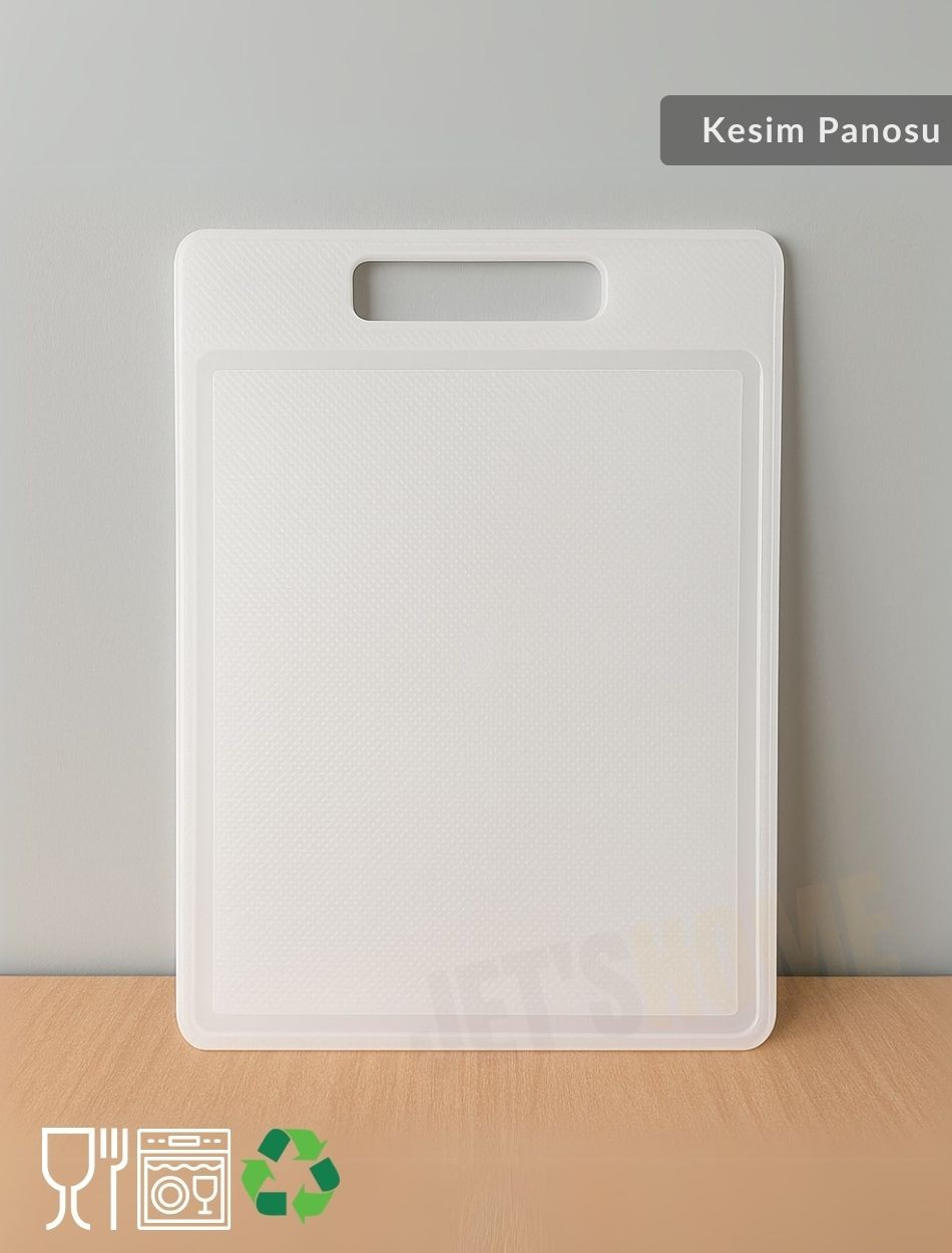 Düz Kesim Panosu Doğruma Tahtası Salata Meyve Kesme Tahtası 31x22 cm
