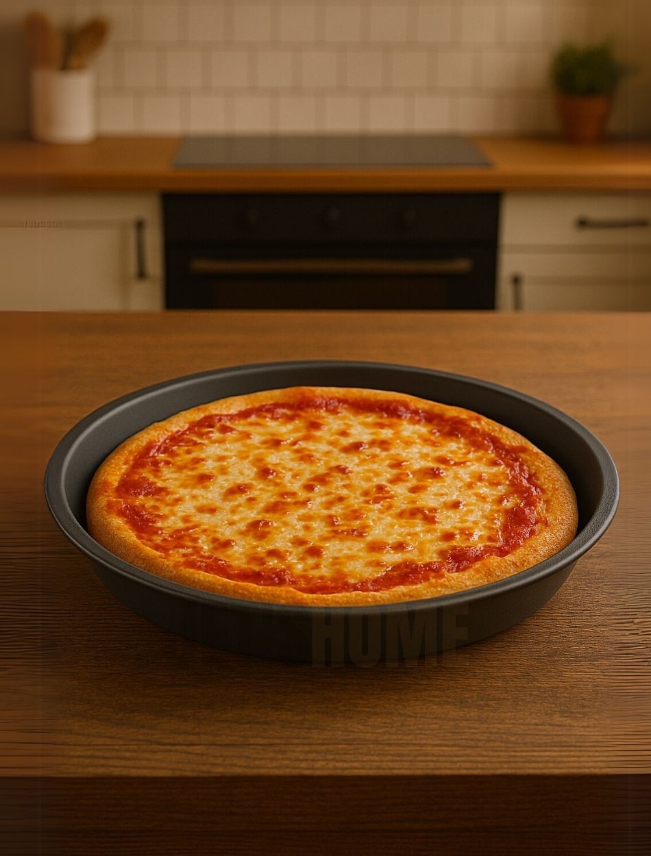3'lü Pizza Tavası Seti Alüminyum Pizza Tepsisi Yapışmaz Lahmacun Pide Tavası