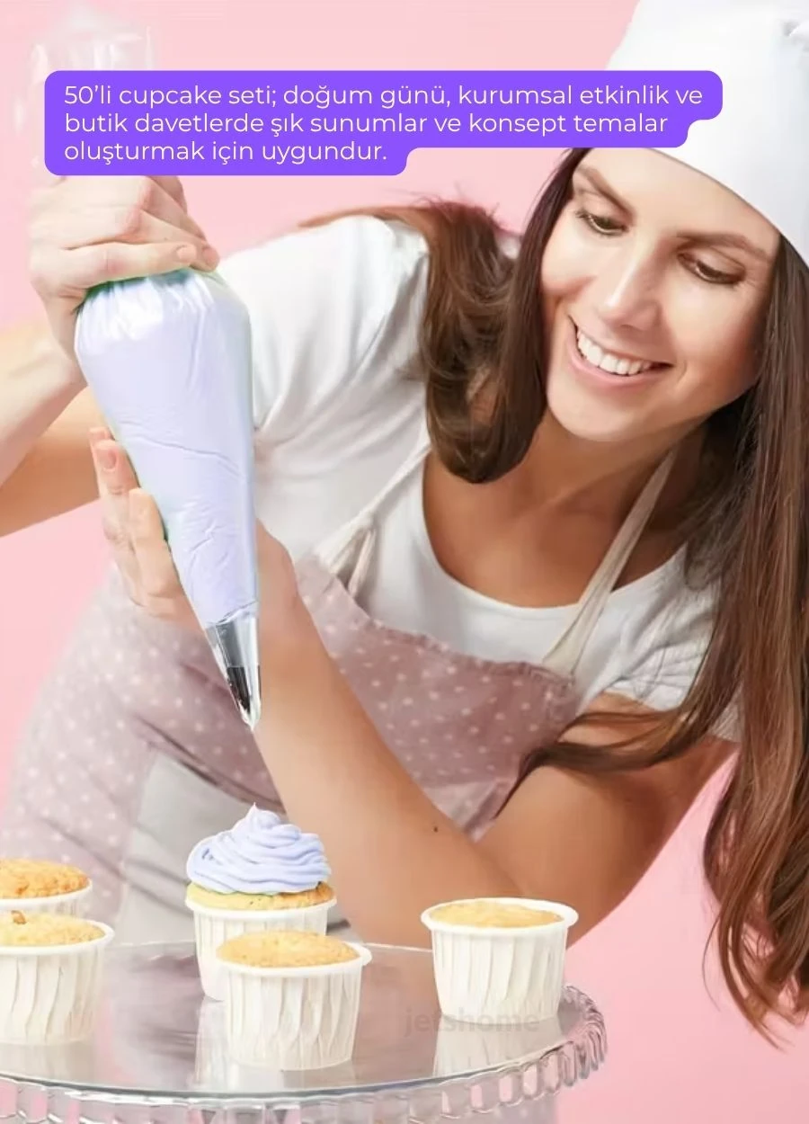 34 Parça Pasta Süsleme Hazırlık Seti – Krema Duyu Torbası Standı Pasta Fırçası Spatula Kazıyıcı