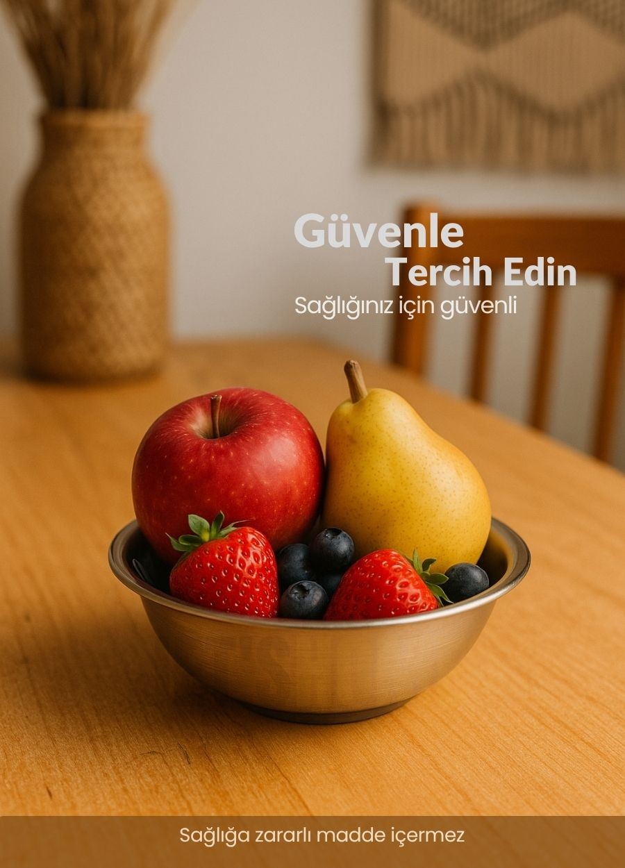 Sağlıklı Paslanmaz Çelik Kase - Dayanıklı Çok Yönlü Çorba, Salata ve Meyve Kabı 350 ml No 1