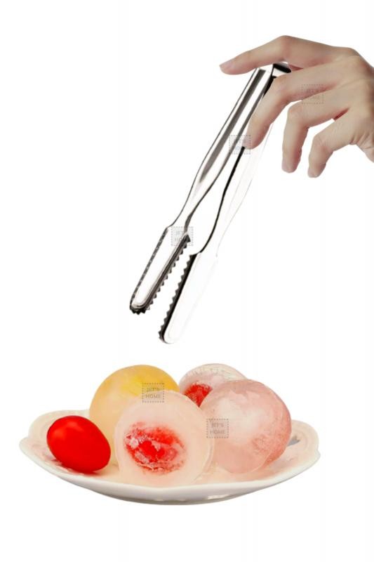 6’lı Set Buz Maşası Paslanmaz Buz Kaşığı Çelik İnox 16 cm