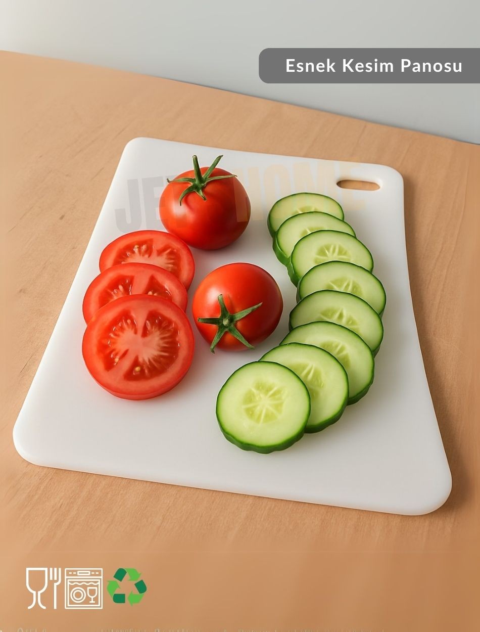 Esnek Kesim Panosu Doğruma Tahtası Salata Meyve Kesme Tahtası