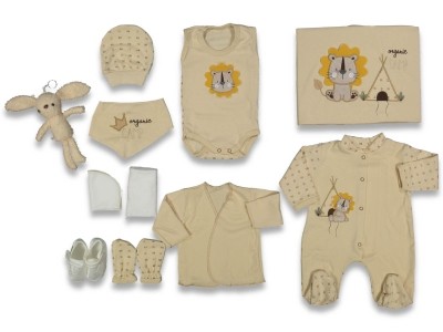 BY CONCON ASLANLI ORGANİK ERKEK 10LU ZIBIN SET