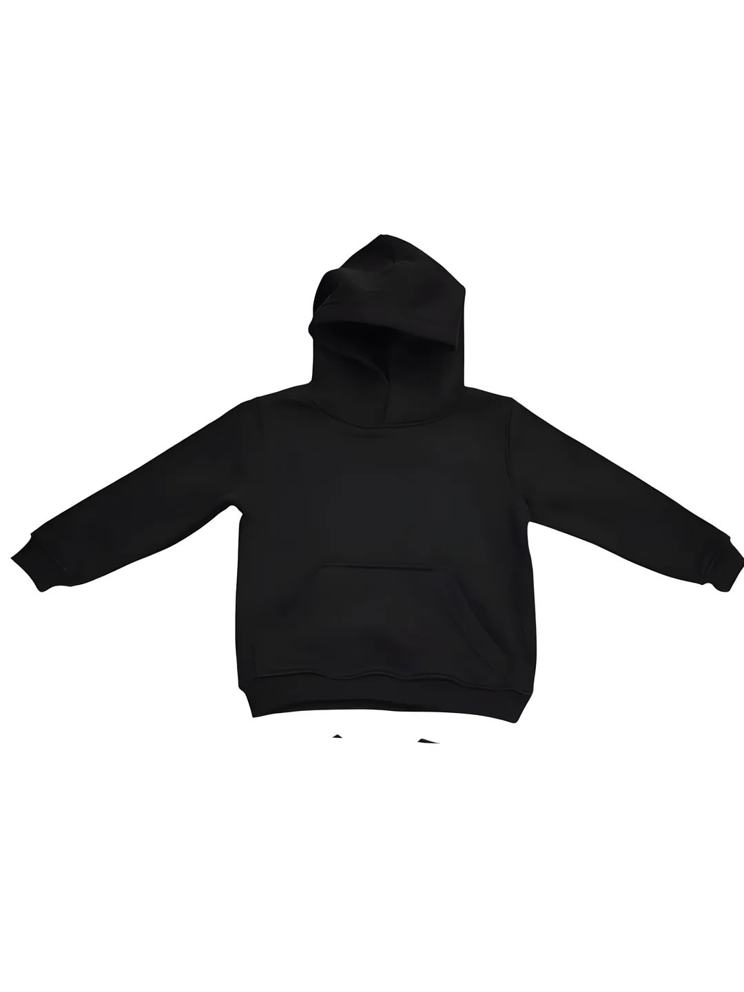 Kalın Şardonlu Kapüşonlu Sweatshirt
