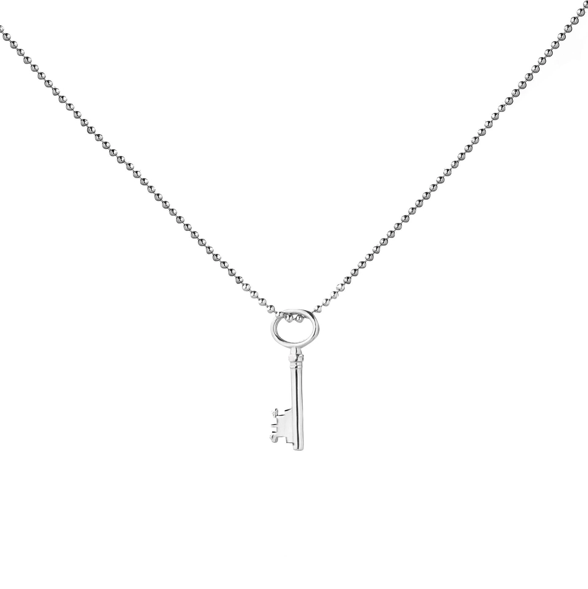 Anahtar Gümüş Kolye